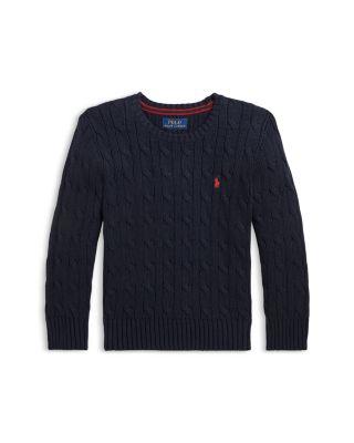 Boys' Cable-Knit Cotton Sweater - Little Kid by RALPH LAUREN