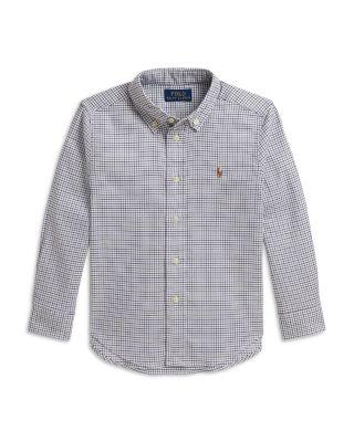 Boys' Checked Performance Oxford Shirt - Little Kid by RALPH LAUREN