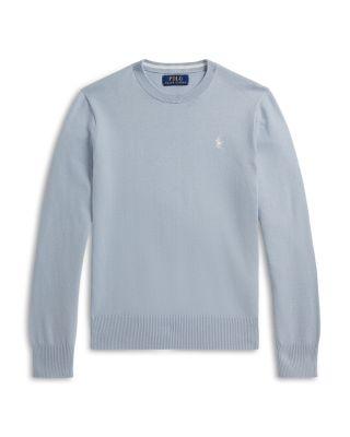 Boys' Cotton Crewneck Sweater - Big Kid by RALPH LAUREN