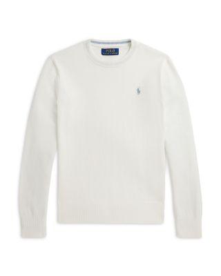 Boys' Cotton Crewneck Sweater - Big Kid by RALPH LAUREN