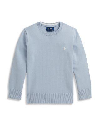 Boys' Cotton Crewneck Sweater - Little Kid by RALPH LAUREN