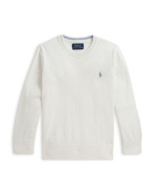 Boys' Cotton Crewneck Sweater - Little Kid by RALPH LAUREN