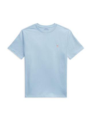 Boys' Cotton Jersey Crewneck Tee - Big Kid by RALPH LAUREN Boys' Cotton Jersey Crewneck Tee - Big Kid by RALPH LAUREN