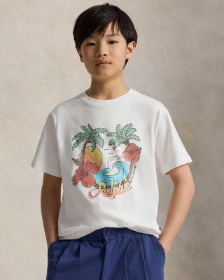 Boys' Cotton Jersey Graphic Tee - Big Kid by RALPH LAUREN