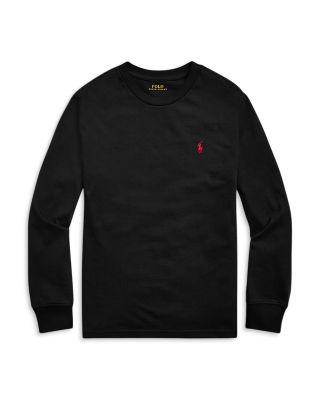 Boys' Cotton Jersey Long Sleeve Tee - Big Kid by RALPH LAUREN