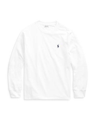 Boys' Cotton Jersey Long Sleeve Tee - Big Kid by RALPH LAUREN