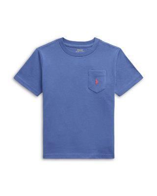 Boys' Cotton Jersey Pocket Tee - Big Kid by RALPH LAUREN
