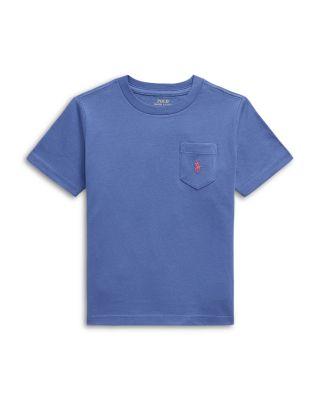 Boys' Cotton Jersey Pocket Tee - Little Kid by RALPH LAUREN