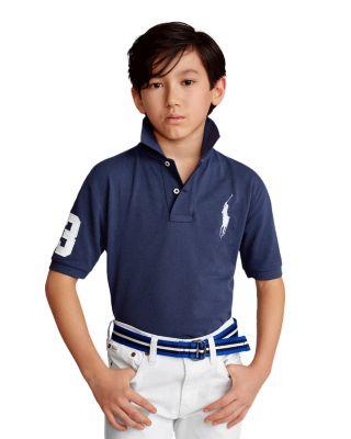 Boys' Cotton Mesh Polo - Big Kid by RALPH LAUREN