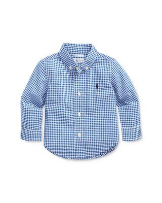 Boys' Cotton Plaid Shirt - Baby by RALPH LAUREN