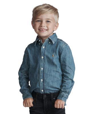 Boys' Denim Button-Down Shirt - Little Kid by RALPH LAUREN