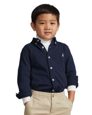 Boys' Featherweight Cotton Mesh Shirt - Little Kid by RALPH LAUREN