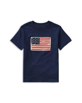 Boys' Flag Cotton Jersey Tee - Little Kid by RALPH LAUREN
