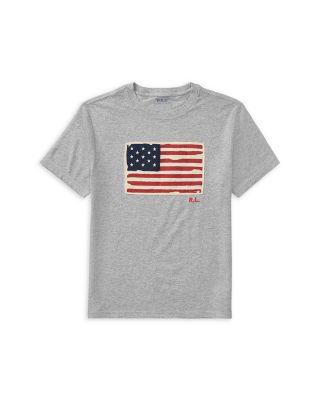 Boys' Flag Cotton Jersey Tee - Little Kid by RALPH LAUREN