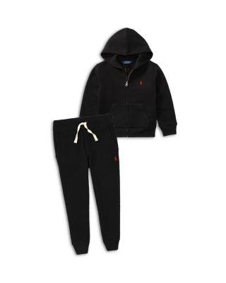 Boys' Fleece Zip Up Hoodie and Jogger Pants - Little Kid by RALPH LAUREN