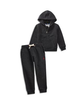 Boys' Fleece Zip Up Hoodie and Jogger Pants - Little Kid by RALPH LAUREN