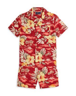 Boys' Floral Print Cotton Shirt & Shorts Set - Little Kid by RALPH LAUREN