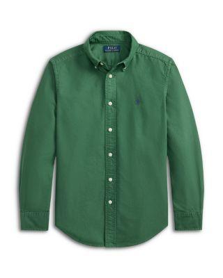 Boys' Garment Dyed Cotton Oxford Shirt - Big Kid by RALPH LAUREN