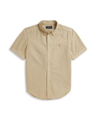 Boys' Garment Dyed Cotton Oxford Shirt - Big Kid by RALPH LAUREN