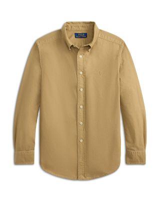 Boys' Garment Dyed Cotton Oxford Shirt - Big Kid by RALPH LAUREN