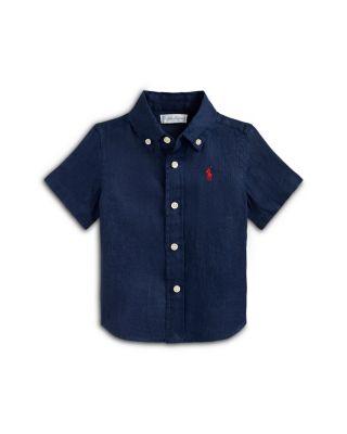 Boys' Linen Short Sleeve Shirt - Baby by RALPH LAUREN