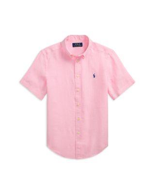 Boys' Linen Short Sleeve Shirt - Big Kid by RALPH LAUREN