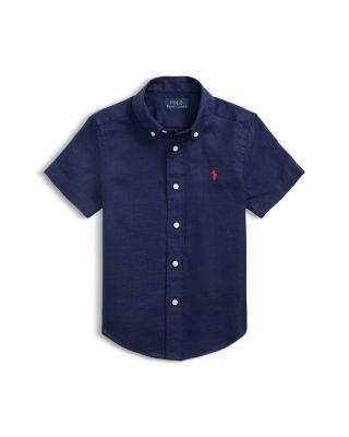 Boys' Linen Short Sleeve Shirt - Little Kid by RALPH LAUREN