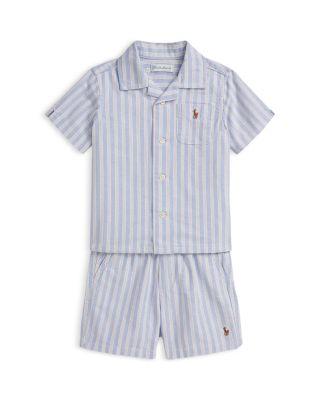 Boys' Oxford Shirt & Polo Prepster Short Set - Baby by RALPH LAUREN