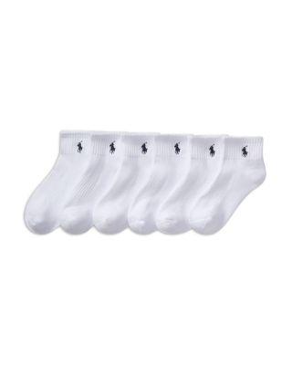Boys' Performance Cushioned Quarter Crew Socks - Little Kid by RALPH LAUREN