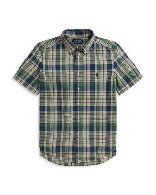 Boys' Plaid Cotton Shirt - Little Kid by RALPH LAUREN