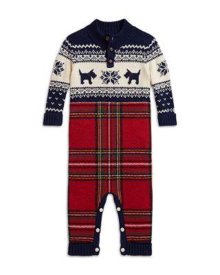 Boys' Plaid Cotton & Wool Coverall - Baby by RALPH LAUREN