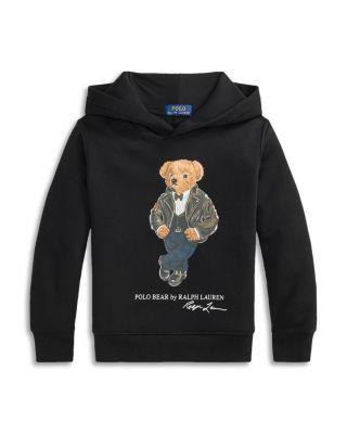Boys' Polo Bear Cotton Blend Fleece Hoodie - Little Kid by RALPH LAUREN