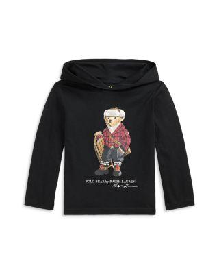 Boys' Polo Bear Cotton Hooded Tee - Big Kid by RALPH LAUREN