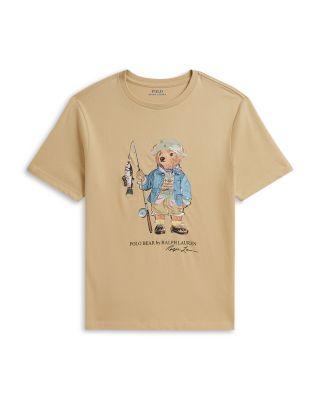 Boys' Polo Bear Cotton Jersey Tee - Big Kid by RALPH LAUREN