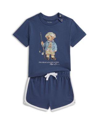 Boys' Polo Bear Cotton Jersey Tee & Shorts Set - Baby by RALPH LAUREN
