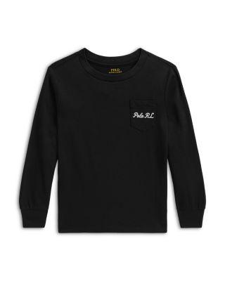 Boys' Polo Bear Cotton Long Sleeved Tee - Little Kid by RALPH LAUREN