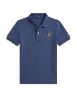 Boys' Polo Bear Cotton Mesh Polo Shirt - Little Kid by RALPH LAUREN