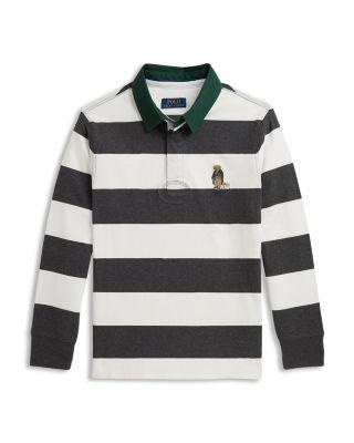 Boys' Polo Bear Cotton Rugby Shirt - Big Kid by RALPH LAUREN