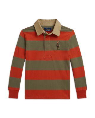 Boys' Polo Bear Cotton Rugby Shirt - Little Kid by RALPH LAUREN