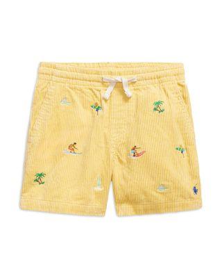 Boys' Polo Prepster Embroidered Corduroy Shorts - Little Kid by RALPH LAUREN