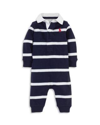 Boys' Rugby Stripe Coverall - Baby by RALPH LAUREN