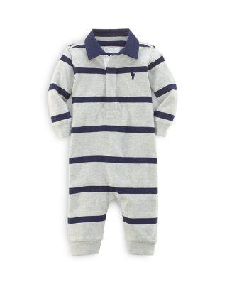Boys' Rugby Stripe Coverall - Baby by RALPH LAUREN