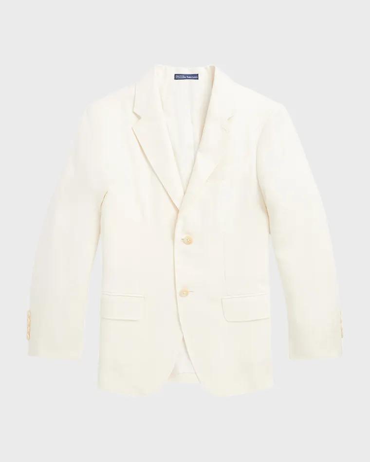 Boy's Solid Linen Sport Coat by RALPH LAUREN
