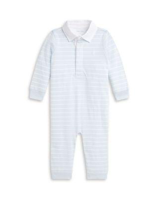 Boys' Striped Cotton Jersey Rugby Coverall - Baby by RALPH LAUREN