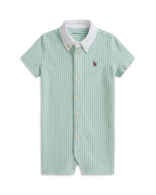 Boys' Striped Knit Oxford Shortall - Baby by RALPH LAUREN