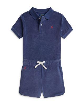 Boys' Terry Polo Shirt & Shorts Set - Little Kid by RALPH LAUREN