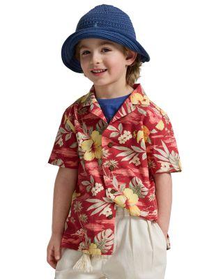 Boys' Tropical Floral Print Camp Shirt - Little Kid by RALPH LAUREN
