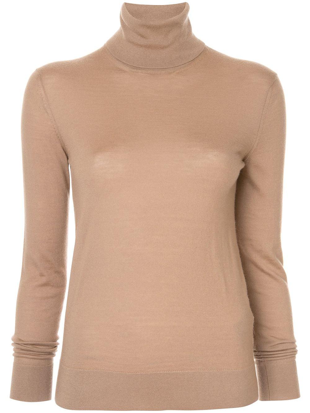 CASHMERE JERSEY-LS TN-LONG SLEEVE-SWEATER by RALPH LAUREN