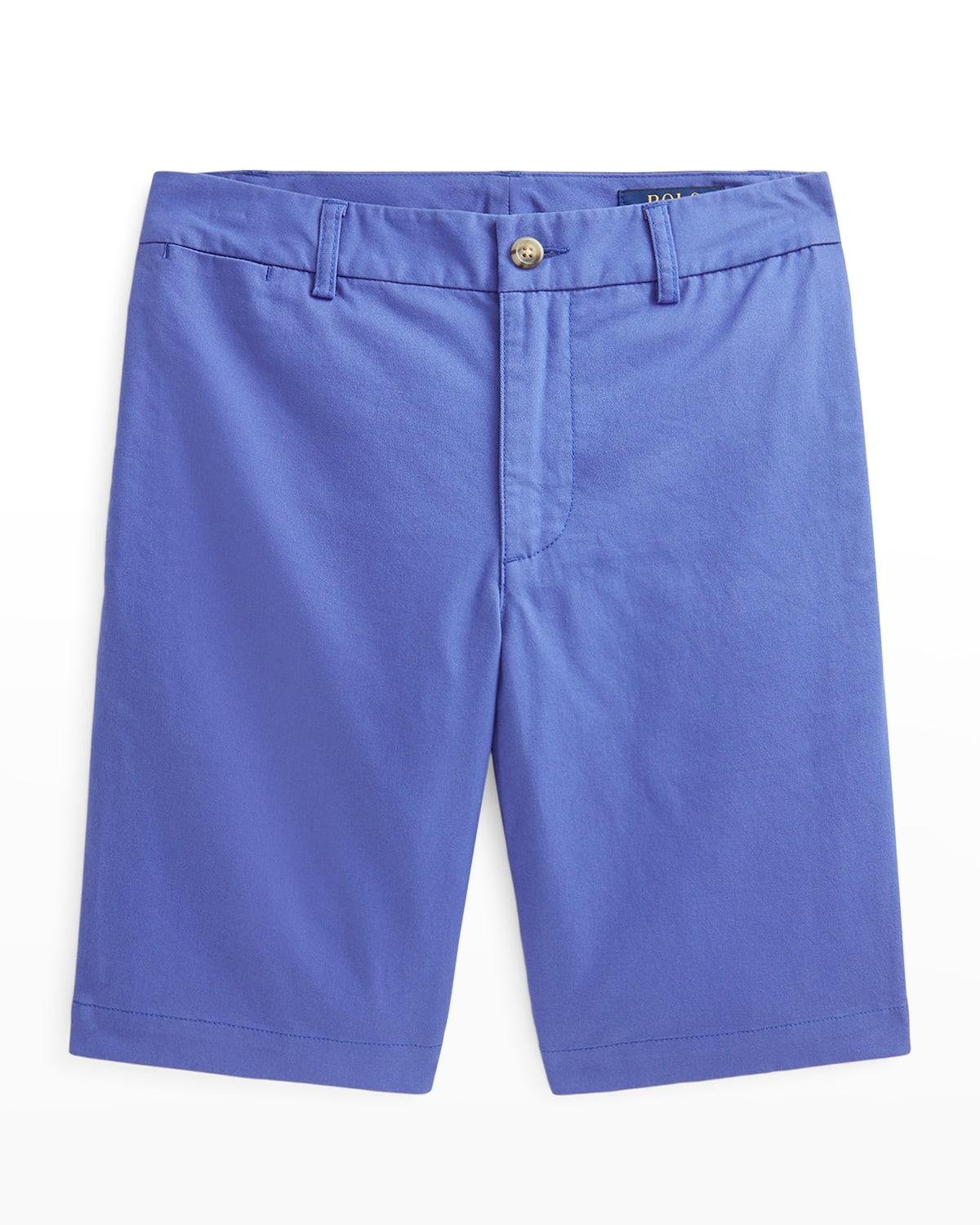 Boy's Straight Fit Flex Abrasion Twill Preppy Shorts, Size 8-10 by RALPH LAUREN CHILDRENSWEAR