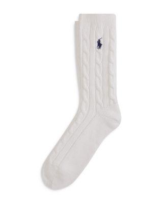 Cable Knit Socks by RALPH LAUREN